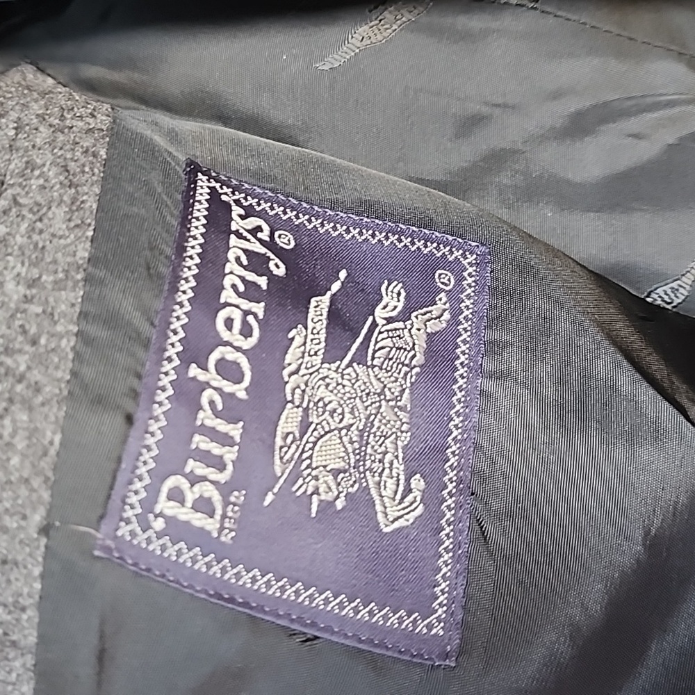Vintage Burberrys wool 2 buttons fitted jacket - Picture 5 of 15